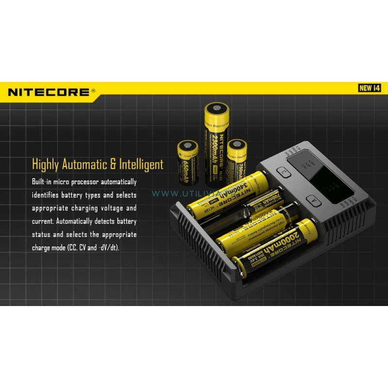 Nitecore New I Chargeur De Pile Universel Intelligent Nitecore