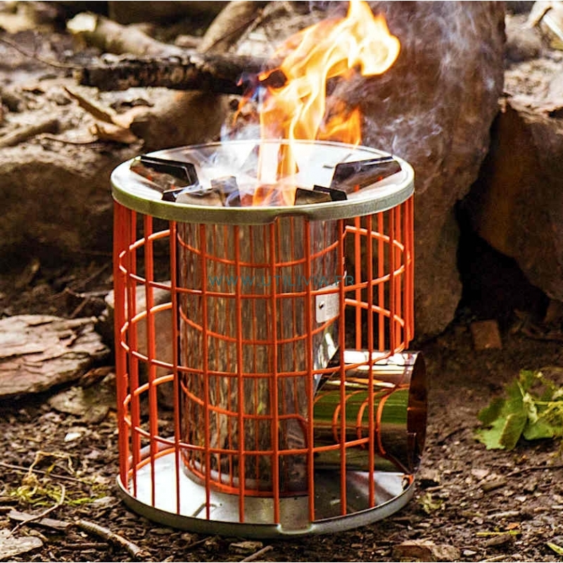 Horizon Stove R Chaud Bois Portable Type Po Le Fus E Inox